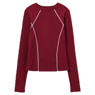 MetroTrail户外速干T恤女秋冬吸湿排汗跑步运动登山徒步长袖上衣