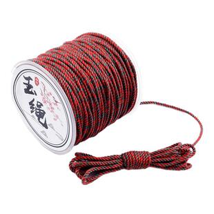 手搓棉线1.2m文玩藏式绳子手绳半成品流苏制作线耐磨串珠编织蒙古