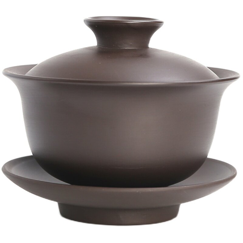 紫砂大小号单个手工刻字功夫茶具