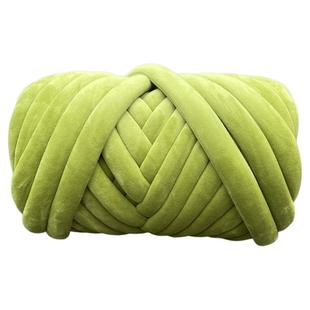 灌心棉特粗冰岛毛线手工编织毯子猫窝抱枕坐垫diy床围超粗布条线