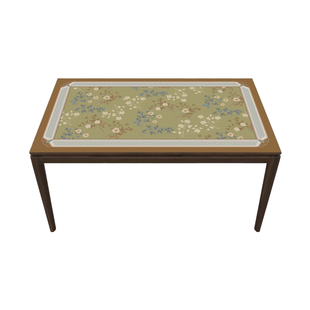 防水皮革桌垫高级感复古免洗台布防烫茶几桌布轻奢美式防油餐桌垫