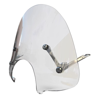 适用于新大洲本田NS125LA挡风玻璃踏板改装加高前风挡护胸挡雨板