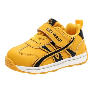 大黄蜂童鞋秋冬季新款男宝宝鞋子儿童女宝运动小童防滑软底机能鞋