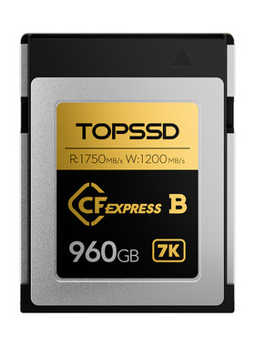 天硕（TOPSSD）1750MB_CFE-B 储存卡，专为佳能R6-III打造/7K视频