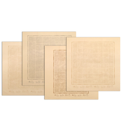 斗方宣纸带格子五言七言作品纸