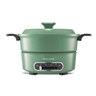 摩飞电火锅鸳鸯锅电热火锅分体式火锅锅多功能煎烤涮焖一体电煮锅