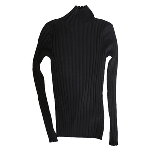 AI显瘦纸片人北欧客供 18针超细轻奢羊毛羊绒 冬季打底毛衣高领