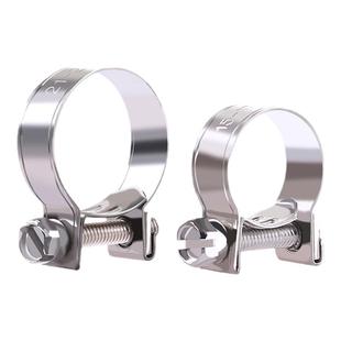 304不锈钢迷你卡箍气管油管卡箍fsae小强力喉箍抱箍镀锌煤气管夹