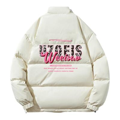 冬季休闲无帽立领保暖羽绒服外套