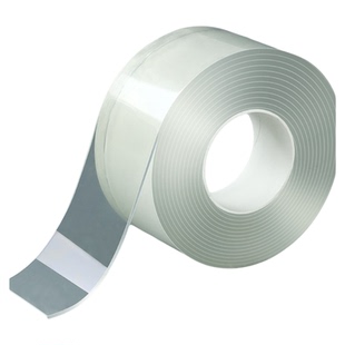 纳米双面胶高粘度排插固定两面胶墙面强力固定无痕透明果冻胶不留残胶