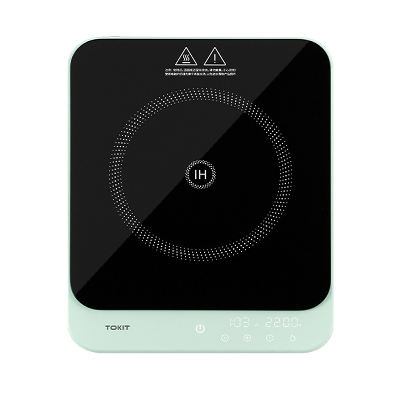 TOKIT超薄电磁炉池炉迷你家用灶小型炒锅一体电炒锅套装全套带锅