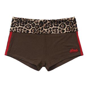 badblood韩国夏季美式复古裤子辣妹豹纹低腰包臀短裤女性感百搭女