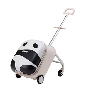 QBOX遛娃行李箱儿童可坐骑拉杆箱带娃出行旅游神器旅行登机箱推车