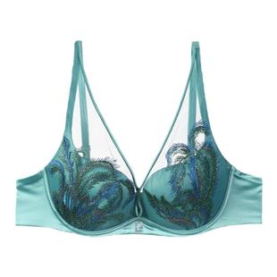 LizaCheng凤凰于飞系列刺绣蕾丝内衣女法式低胸厚款文胸LB00112