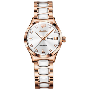 新年礼物进口机芯女士手表机械表全自动正品牌小众轻奢女式名表