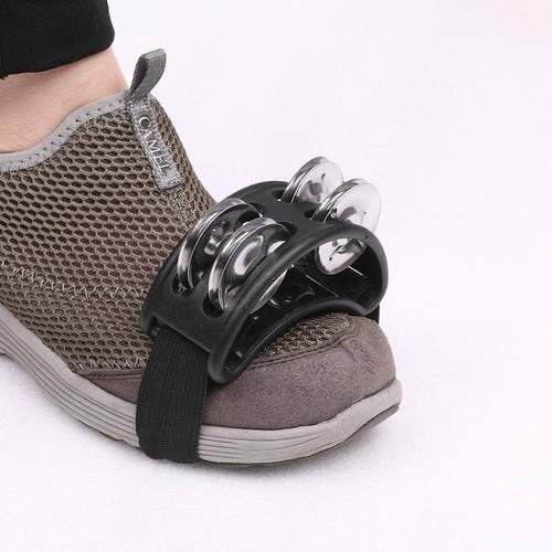 脚铃脚踩摇铃打击乐配件卡Tambourine宏铃鼓鼓卡洪伴侣脚Foot