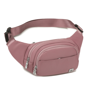 浩天鸟尼龙防泼水腰包男女旅游户外运动多功能时尚百搭胸包收银包