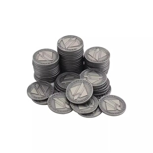 三角洲行动周边哈夫币金银硬币金属游戏模型实物收藏道具箱子袋子