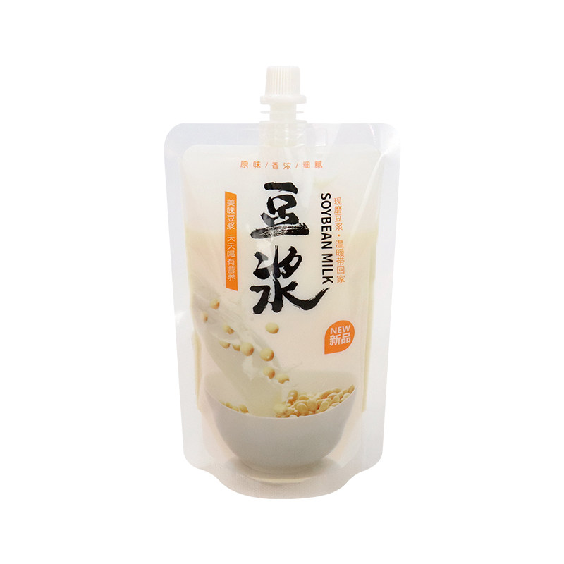 一次性豆浆袋透明自立吸嘴袋