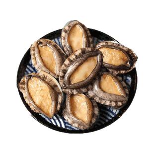 大连新鲜熟冻大鲍鱼 国产鲜活冷冻贝类去齿去内脏6头鲍 500g/袋