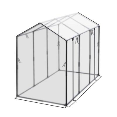 多功能塔型暖房冬季保温保暖花房防风防雨大棚支架防虫防晒遮阳棚