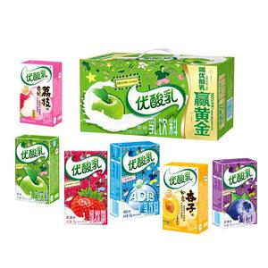 伊利优酸乳原味250ml*24盒整箱酸酸乳饮料儿童学生营养早餐1月