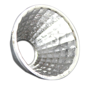 15度LED反光杯大功率塑料电镀反光杯光学反光碗COB灯珠直径22MM