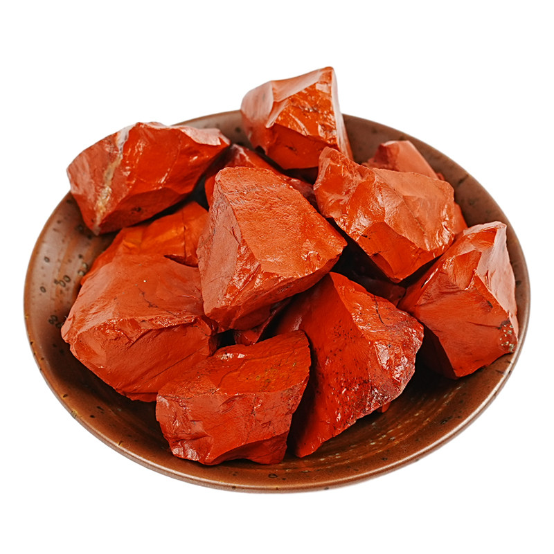 天然红碧玉原石摆件装饰