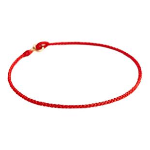 本命年红绳手链女新款极细红色红绳手工编织超细编织小手绳男款