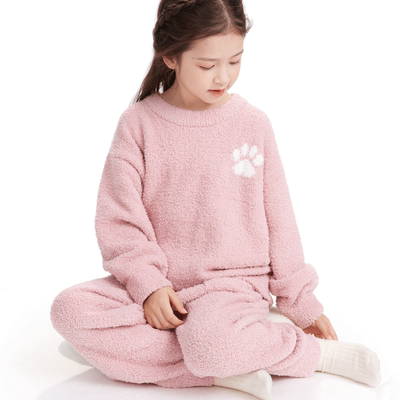 轻盈锁温软绵绵半边绒家居服