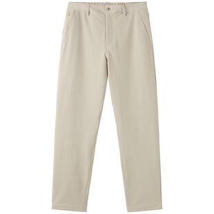 AIGLE艾高春季WR防泼水休闲运动舒适长裤子直筒裤黑色裤子装男士