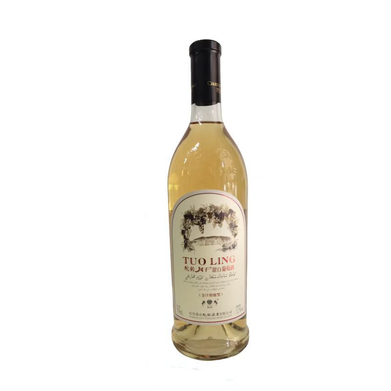 驼铃风干甜白葡萄酒750ml