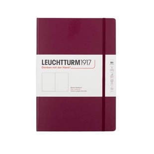 LEUCHTTURM1917德国灯塔经典系列B5硬皮笔记本子记事本商务笔记本点阵手账无格空白日记本【可定制印名字】