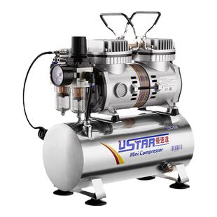 优速达U603G双活塞式静音气泵 同时接4支喷笔