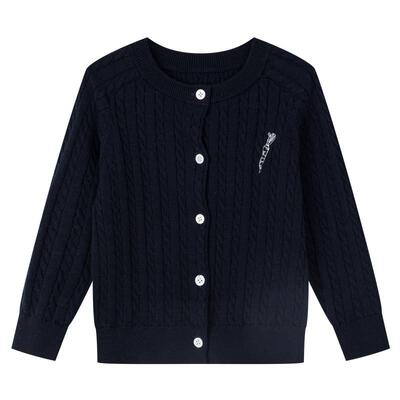 【奶糖麻花】UCNOO与虫儿童开衫毛衣25春新款男女宝宝针织衫洋气