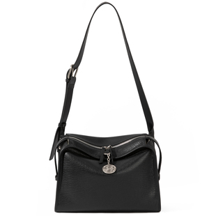 【维洛芬】栖影 波士顿包高级感小众单肩大象纹头层真牛皮枕头包