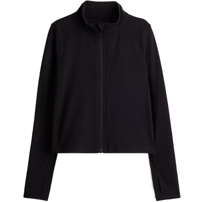 【HM MOVE SoftMove™】儿童女童运动外套冬季瑜伽外套1245522