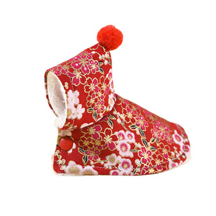 鹦鹉斗篷加厚迎新披风冬季保暖虎皮牡丹玄凤小太阳鸟外出衣服穿搭