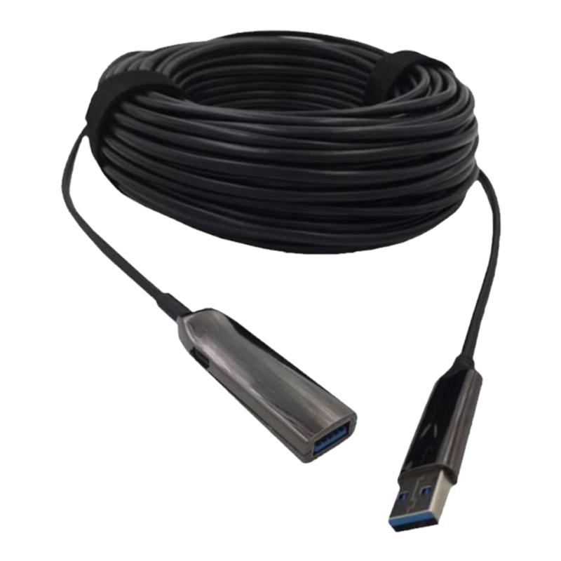 睿酷尔USB3.2公对母光纤线RealSense KINECT体感器会议相机延长线