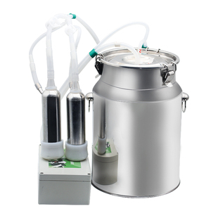 牛羊用挤奶机电动双头吸奶器小型家用脉动脉冲挤奶器动物吸奶机