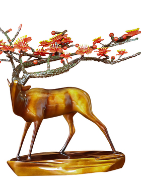 佐森招财摆件铜新中式客厅