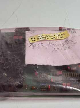 Messer Griesheim 751.10342 451.10342 Control Card A240 S.1