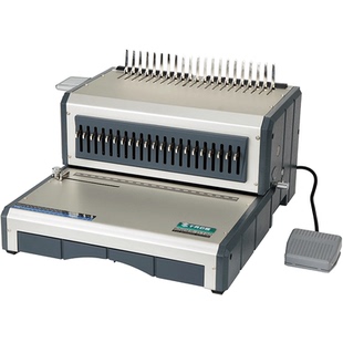 千页百汇D160电动胶圈夹条压条装订机工厂直销文件合同标书包邮