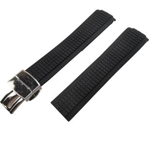 代用百达翡丽橡胶表带Aquanaut男手雷5164系列5167硅胶手表带21mm