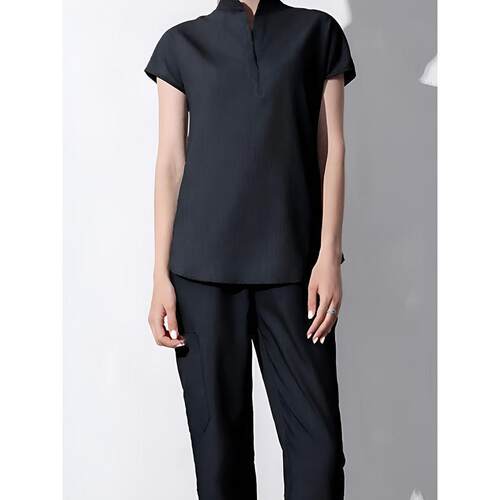 M 60890 Deep V Polo Yoga Top 深 V 翻领 POLO 衫跨境亚
