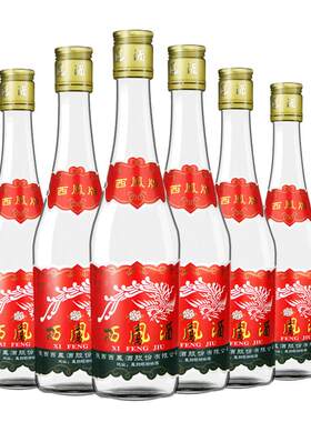 授权七两375ml6瓶整箱西凤酒
