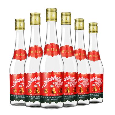 授权七两375ml6瓶整箱西凤酒