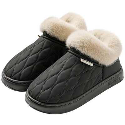 流氓兔高帮防水外穿加绒棉鞋