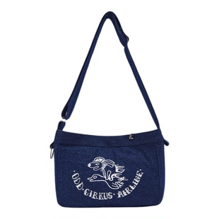 oddCIRKUS 日系复古水洗报童包休闲单肩包斜挎包男女同款