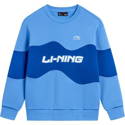 李宁儿童秋冬款儿童加绒卫衣